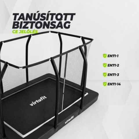 Földbe sülyesztett trambulin 183 x 274 cm
