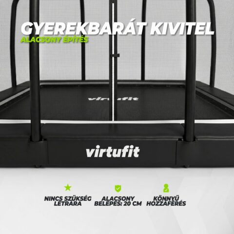 Földbe sülyesztett trambulin 213 x 305 cm