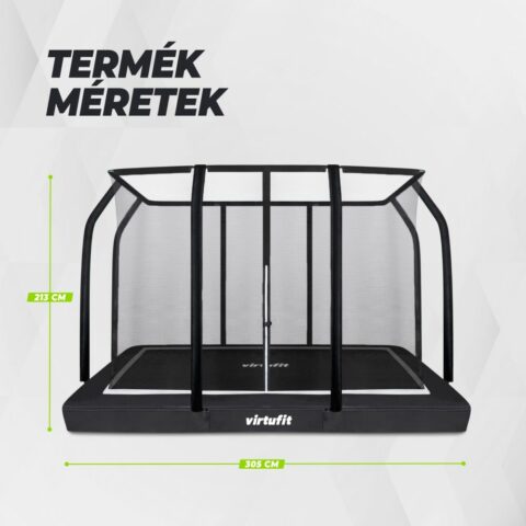Földbe sülyesztett trambulin 213 x 305 cm