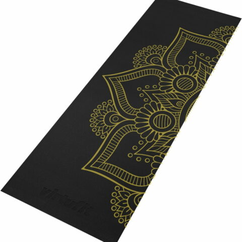Onyx Black Mandala Prémium jóga matrac 183x61x0,4cm
