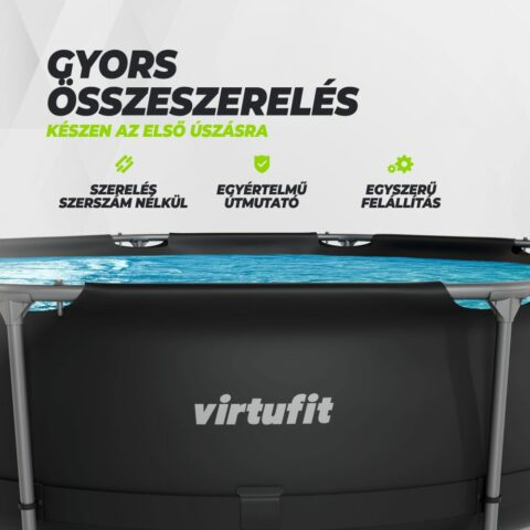 Fémvázas medence vízszűrővel 305x76cm