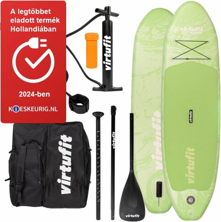 Ocean 275cm-es levél zöld SUP kiegészítőkkel és táskával
