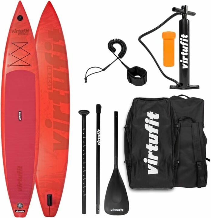 Racer 381 sup deszka kiegészítőkkel és táskával - Red