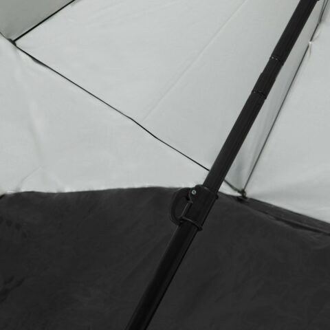 Nagyméretű strand napernyő szélvédővel - 180cm - bézs