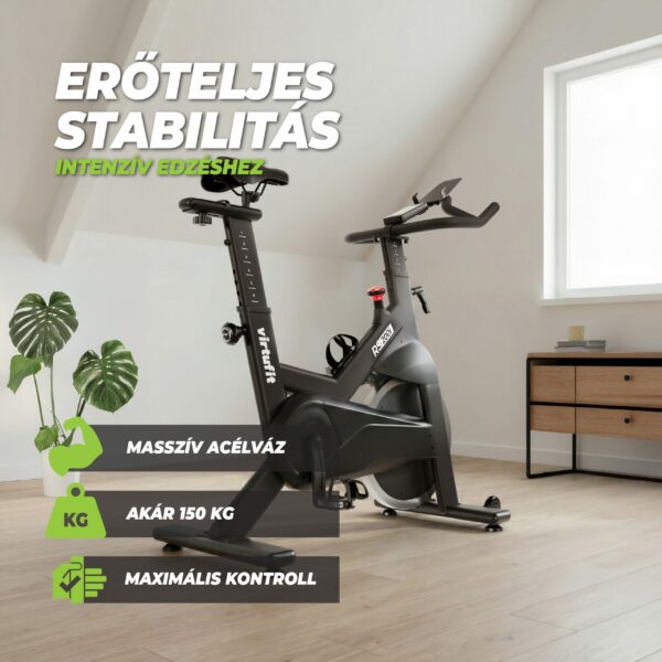 RS200i spin bike szobakerékpár app kompatibilitással
