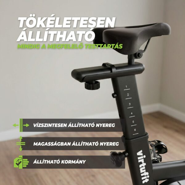 RS200i spin bike szobakerékpár app kompatibilitással