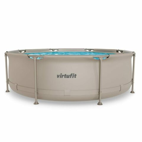 Fémvázas medence vízszűrővel 244x76cm - bézs