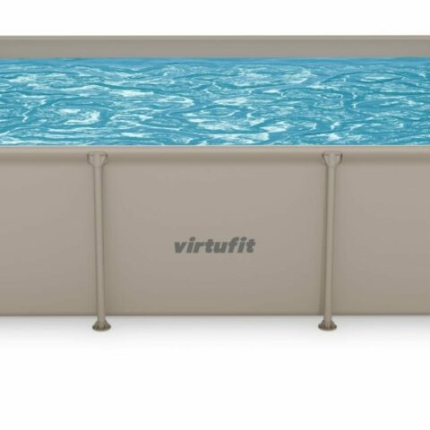 Fémvázas medence vízszűrővel 260x180cm - bézs