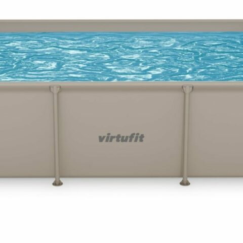 Fémvázas medence vízszűrővel 260x180cm - bézs