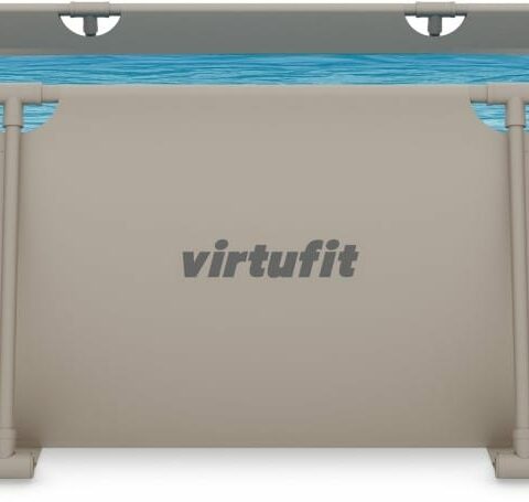 Fémvázas medence vízszűrővel 300x210cm - bézs