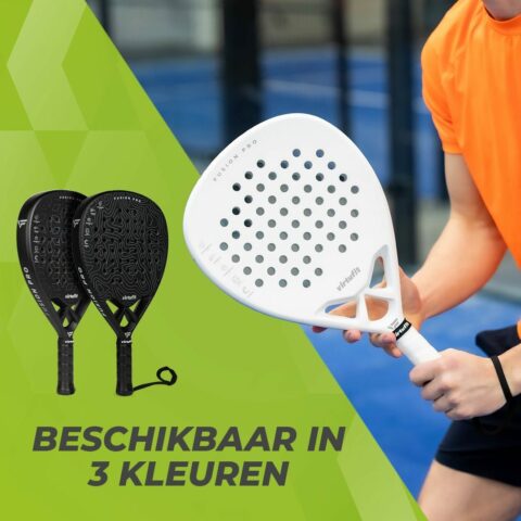 Fushion Pro Padel ütő - fényes fekete