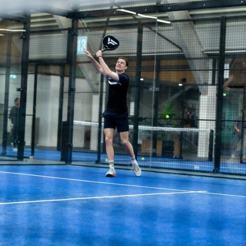 Hybrid Padel ütő - ezüstös fekete