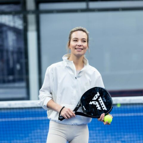 Hybrid Padel ütő - ezüstös fekete