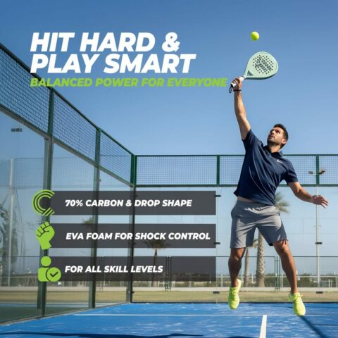 Hybrid Padel ütő - mentazöld