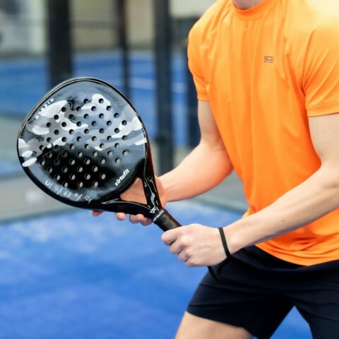 Hybrid Padel ütő - szürkés fekete