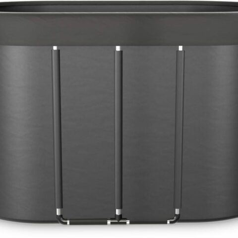 Oval Ice Bath 500 literes ovális jégkád antracit