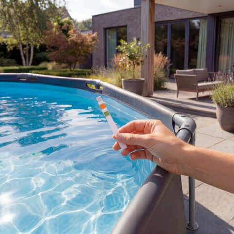 Vízelemző tesztcsík készlet medencékhez