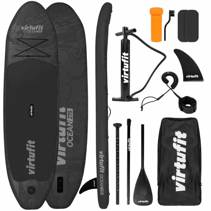 Ocean 275cm-es fekete SUP kiegészítőkkel és táskával